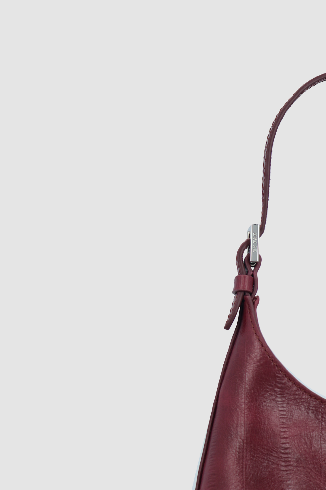 Baby Camryn Sour Cherry Eel Embossed Leather Top-Handle Bag