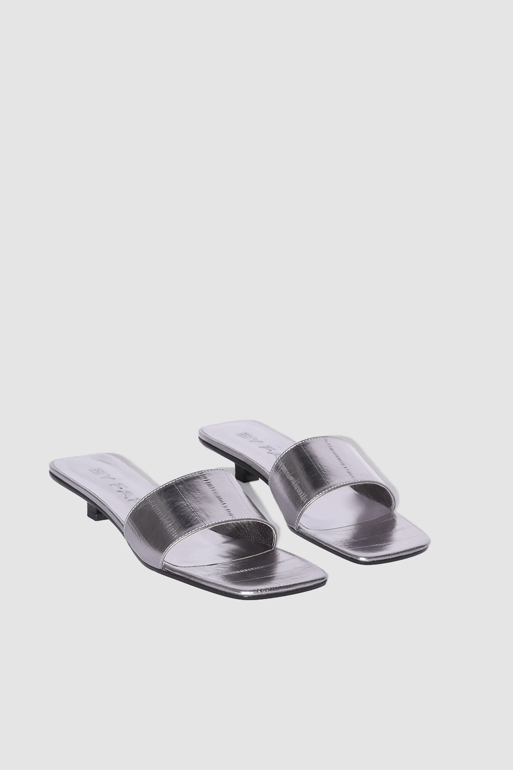 Ceni Inox Eel Embossed Metallic Leather Slip-On