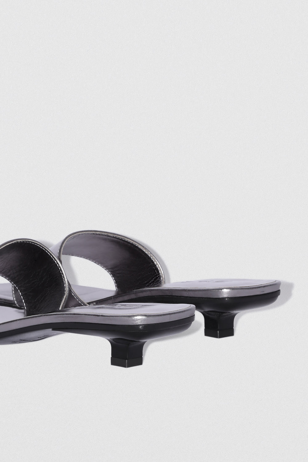 Ceni Inox Eel Embossed Metallic Leather Slip-On