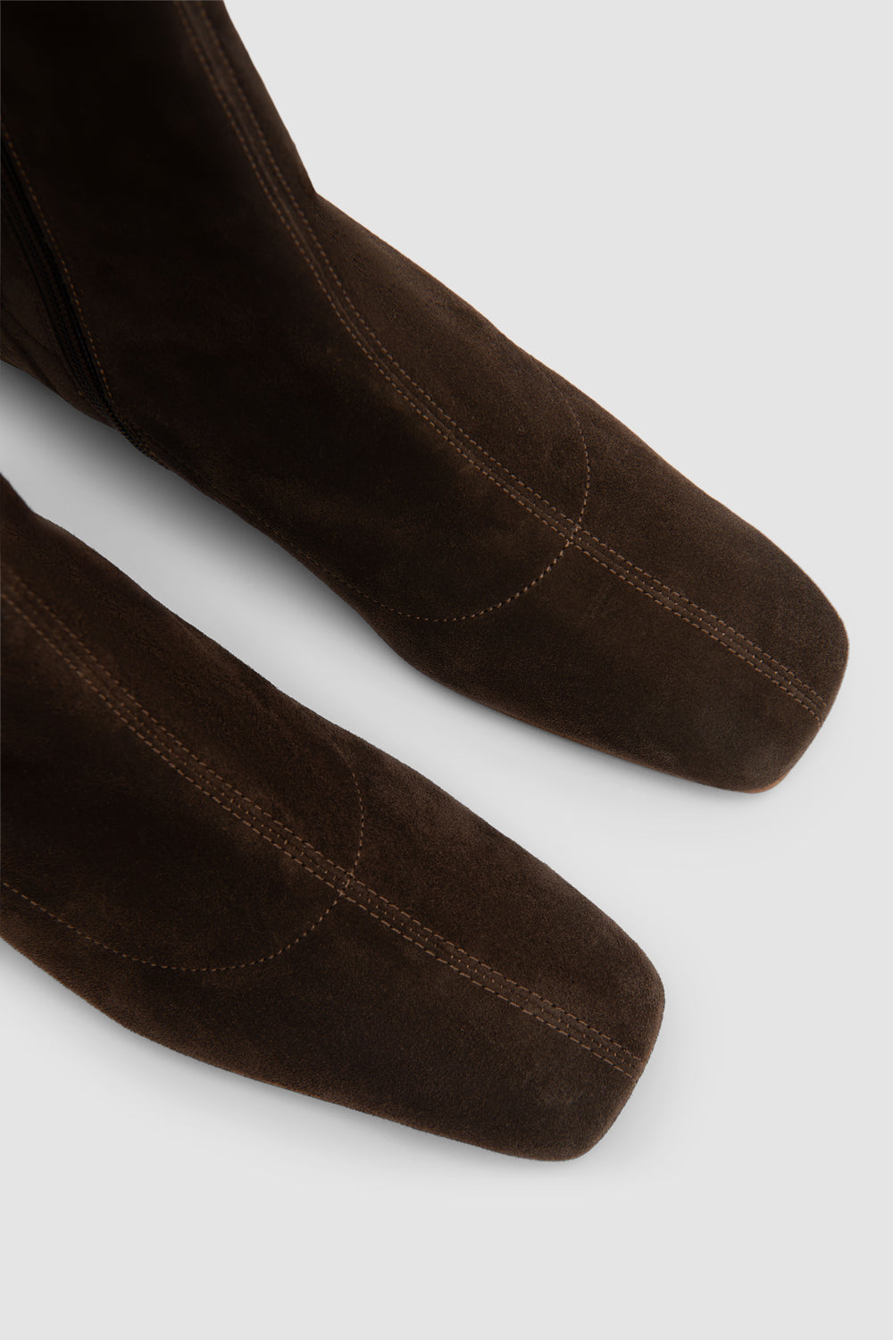 Este Ristretto Suede Leather Ankle Boot