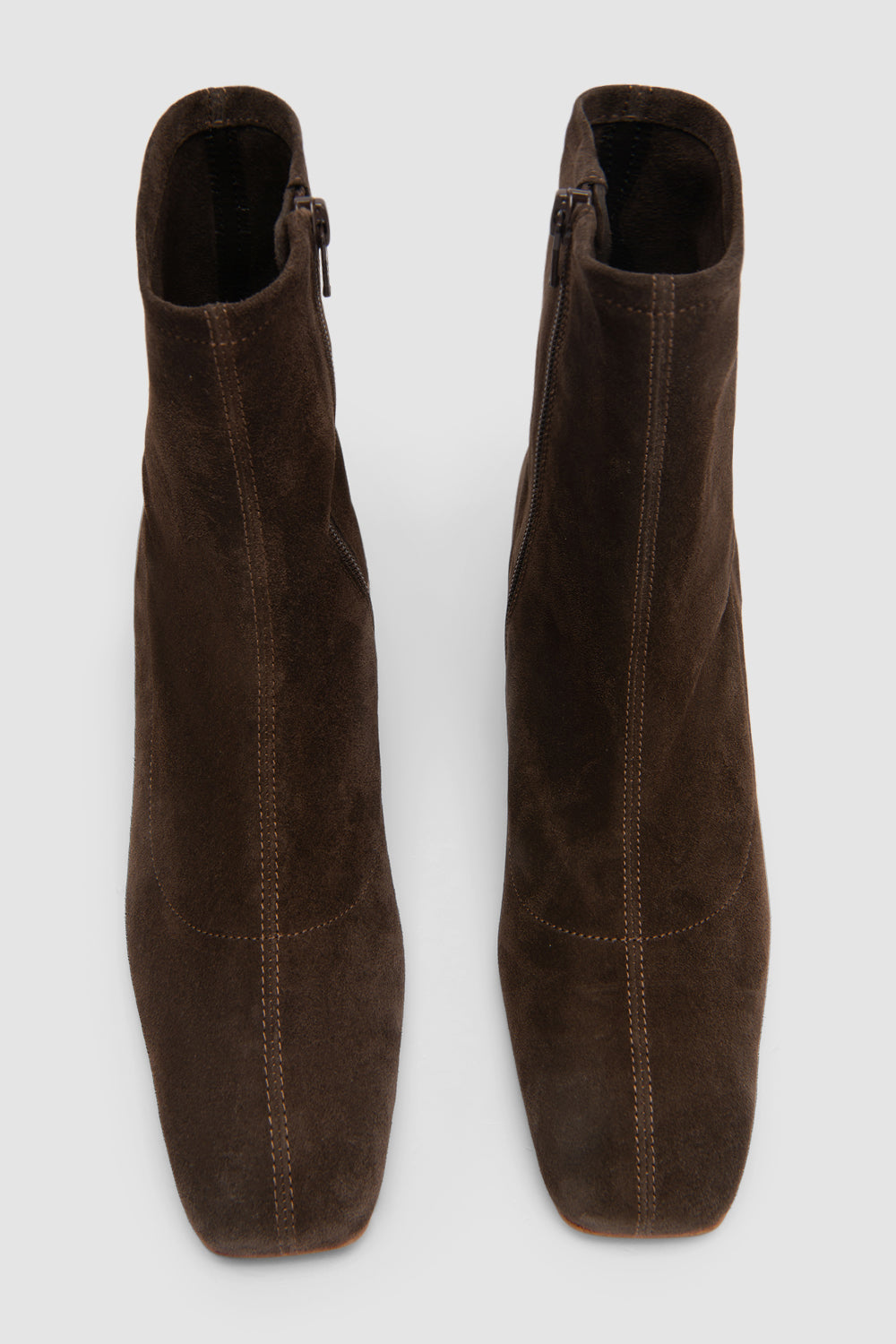 Este Ristretto Suede Leather Ankle Boot