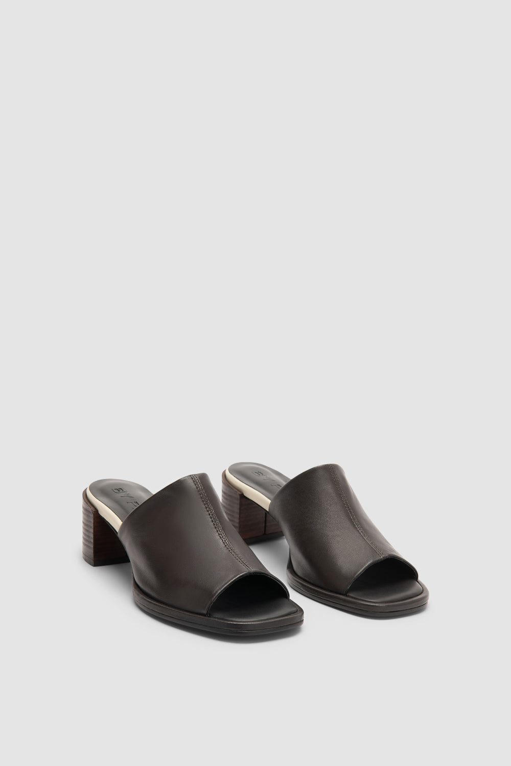 Francisco Ristretto and Limewash Leather Mule