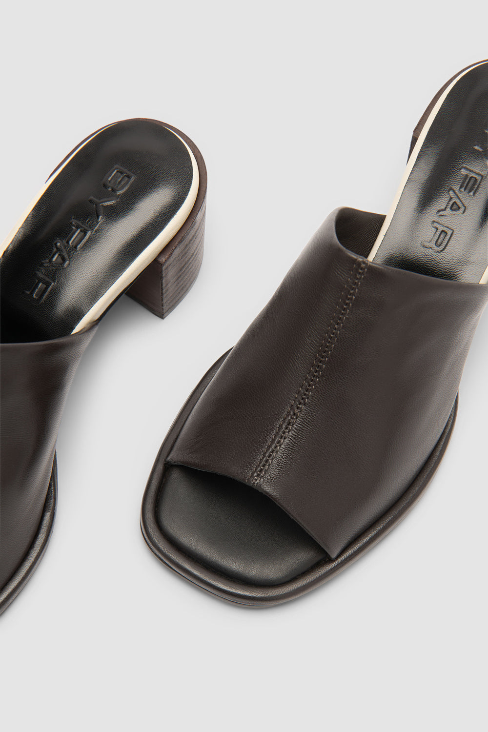 Francisco Ristretto and Limewash Leather Mule