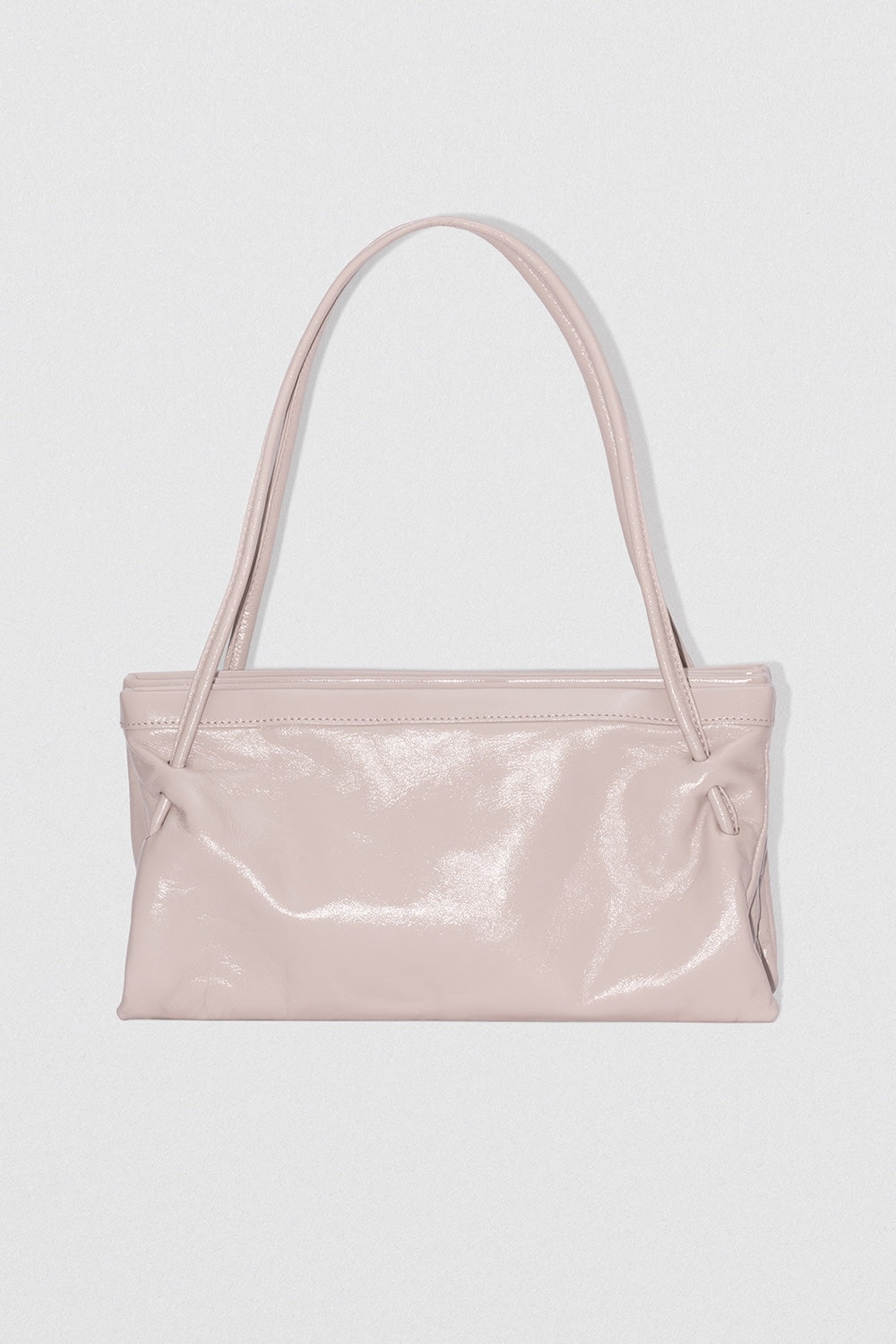 Hannah Fossil Glossed Nappa Leather Shoulder Bag