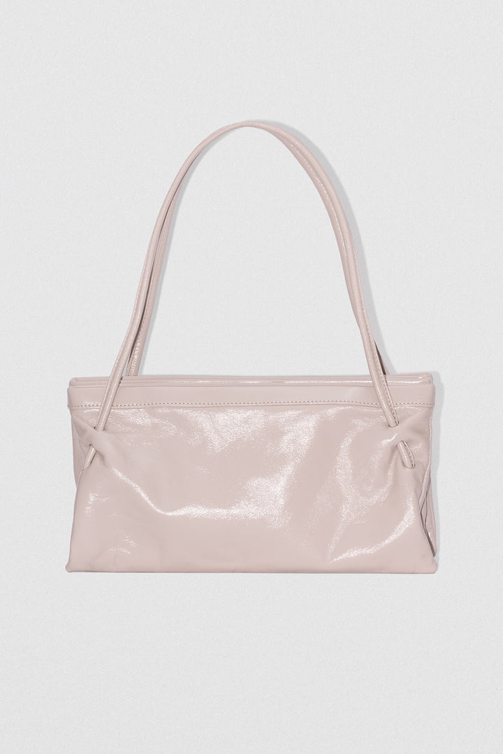 Hannah Fossil Glossed Nappa Leather Shoulder Bag