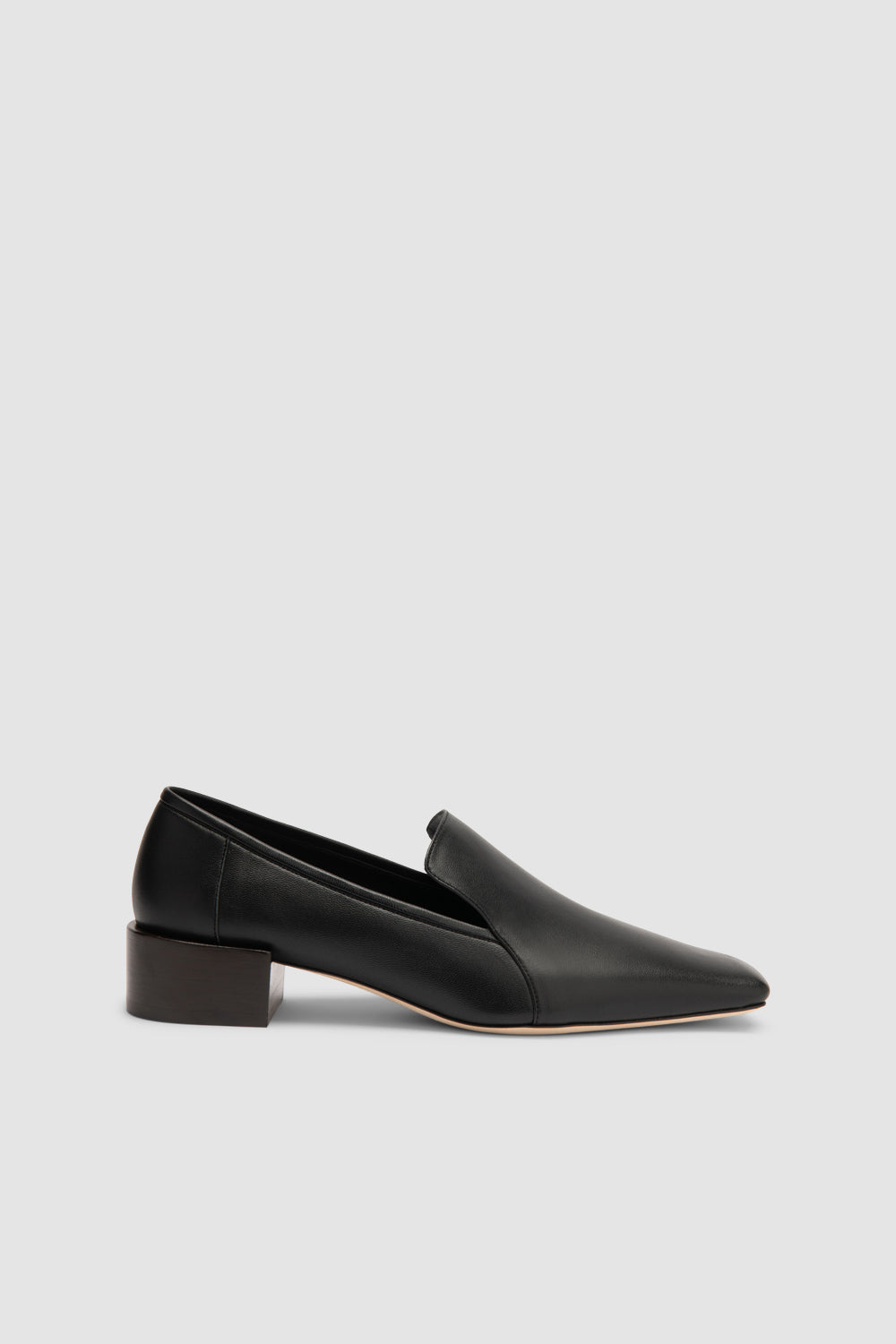 Humphrey Black Lamb Nappa Leather Loafer