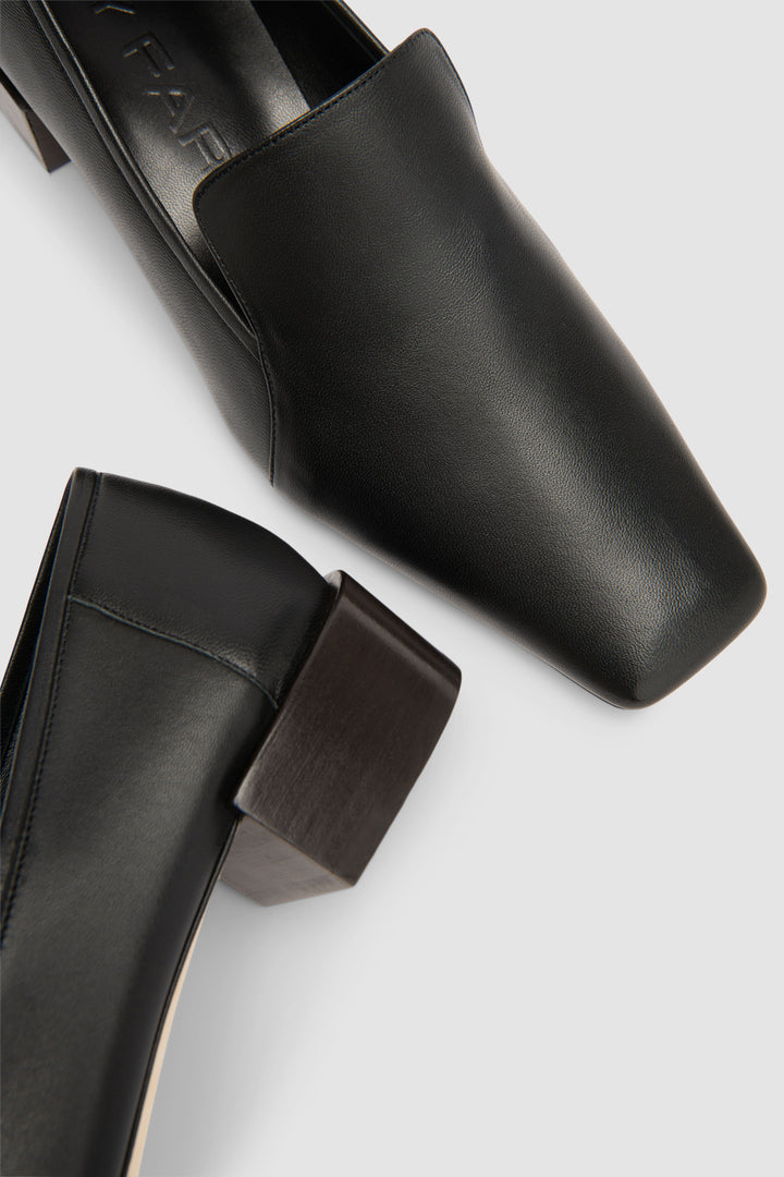 Humphrey Black Lamb Nappa Leather Loafer