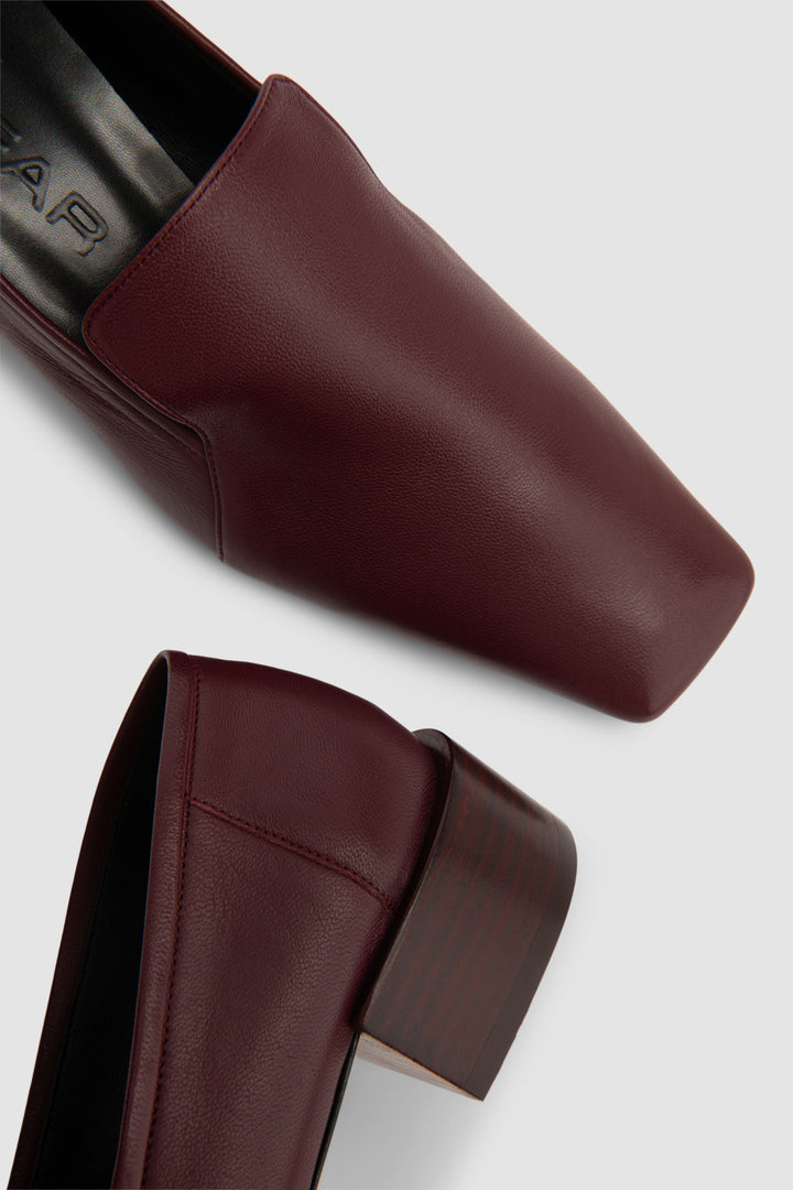 Humphrey Sour Cherry Lamb Nappa Leather Loafer