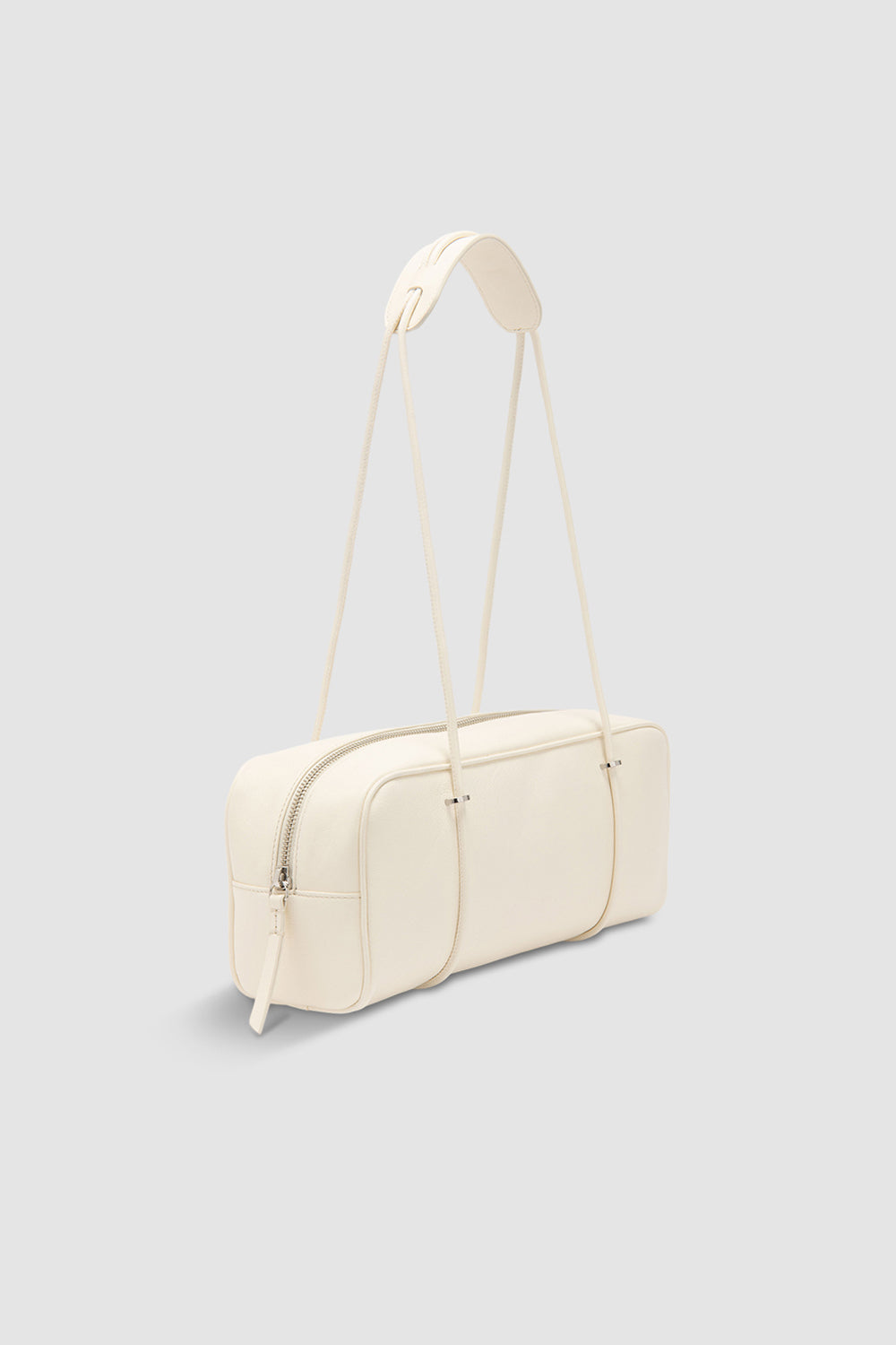 Kimberly Limewash Washed Leather Shoulder Bag