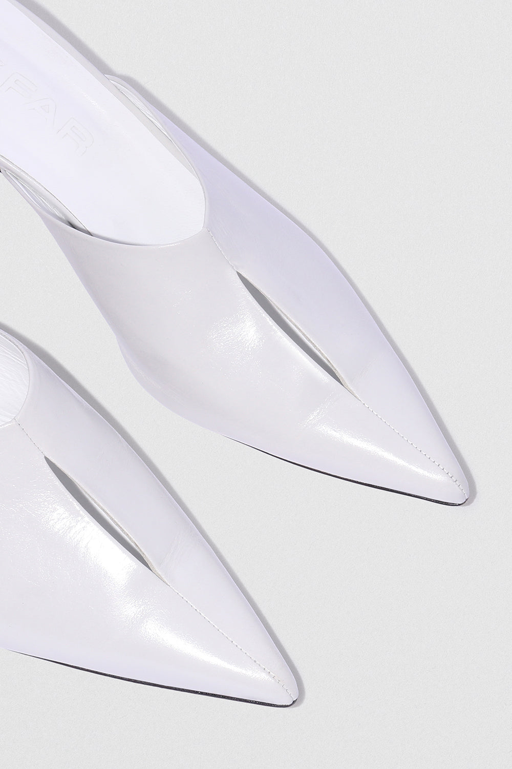 Luciana Burrata Creased Calf Leather Mule