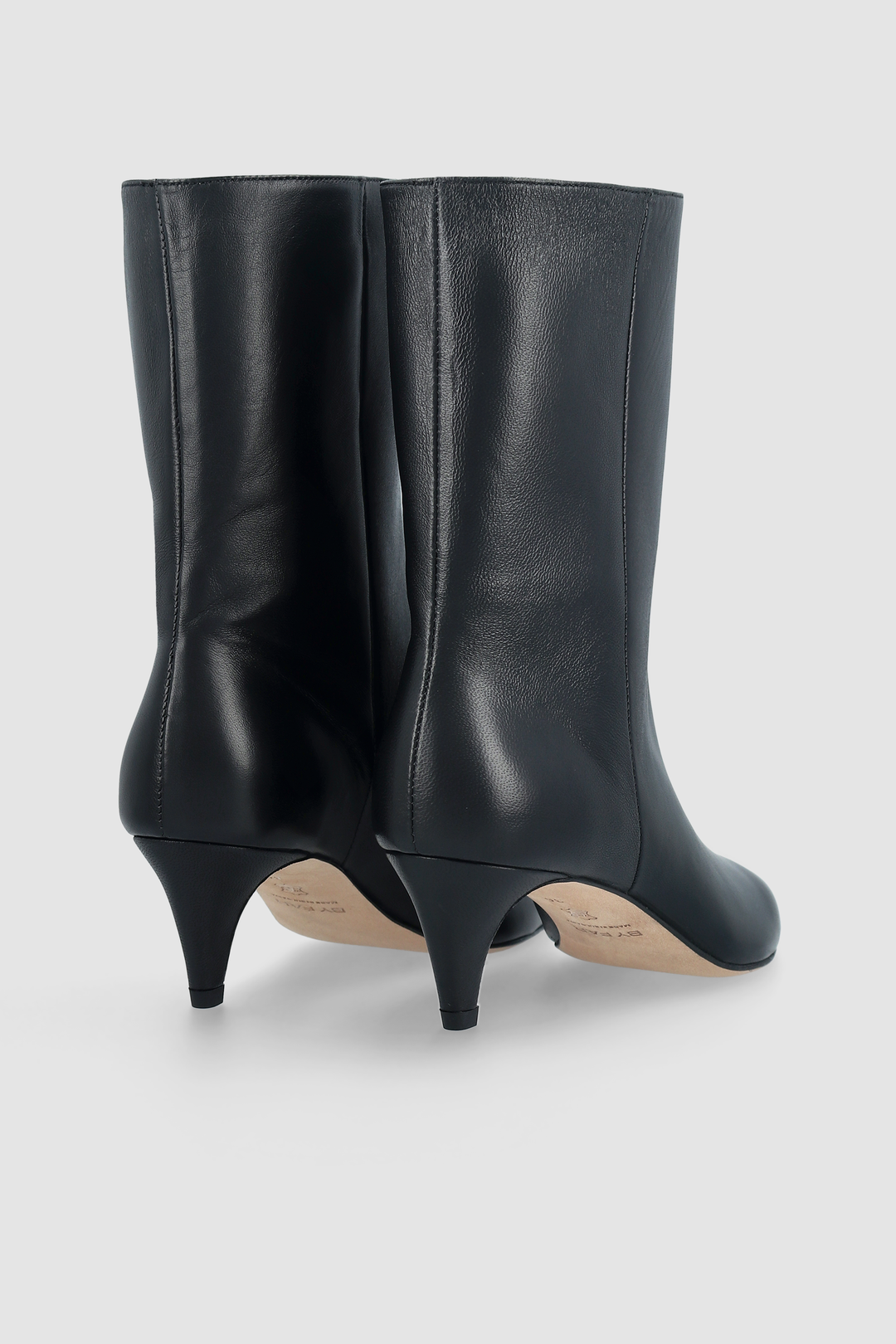 Lysander Black Lamb Nappa Leather Ankle Boot