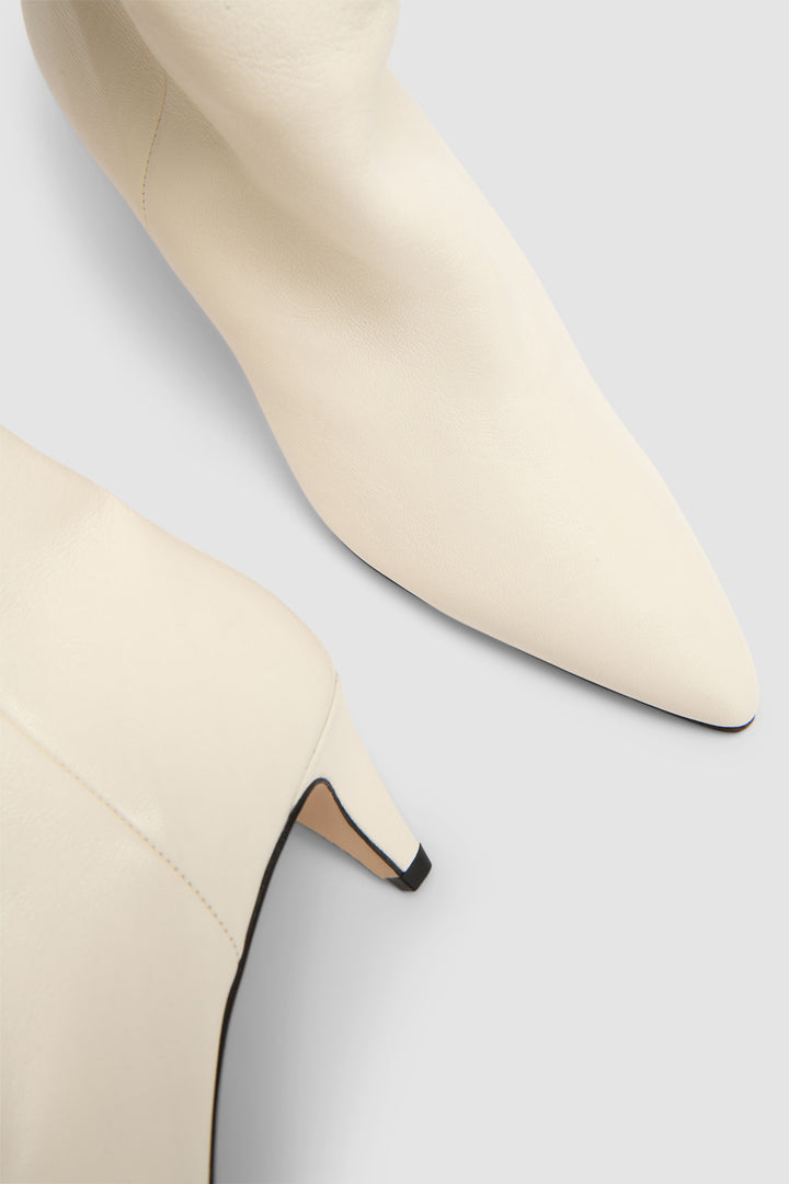 Lysander Limewash Washed Leather Ankle Boot