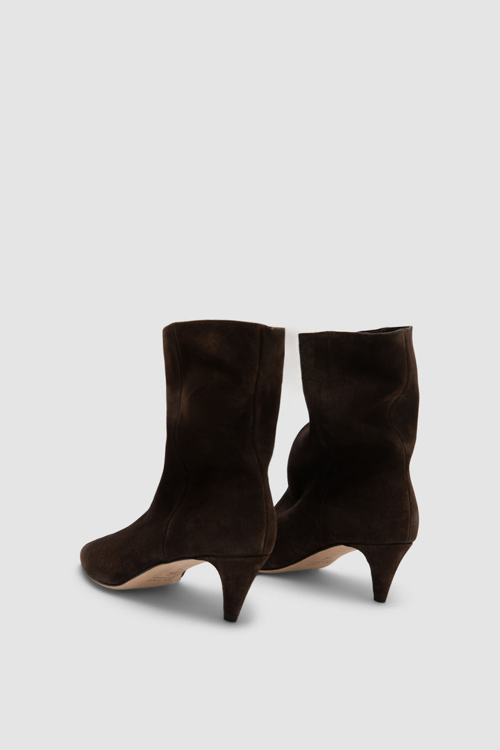 Lysander Ristretto Suede Leather Ankle Boot