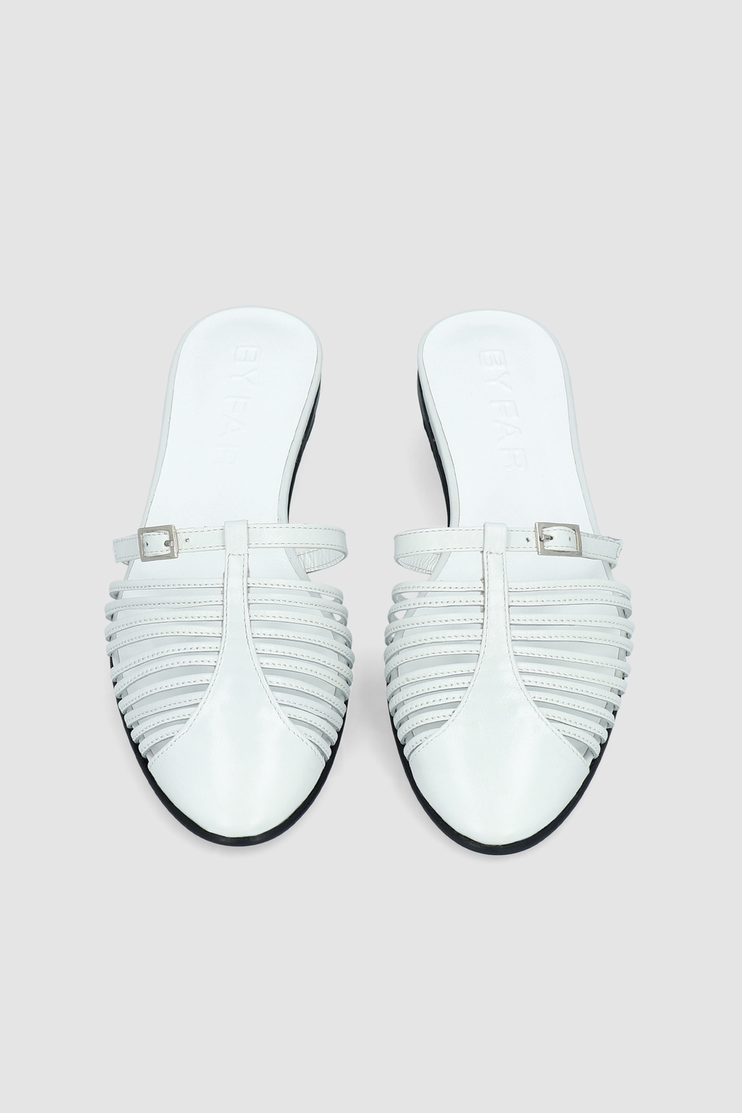 Osip Burrata Creased Calf Leather Mule