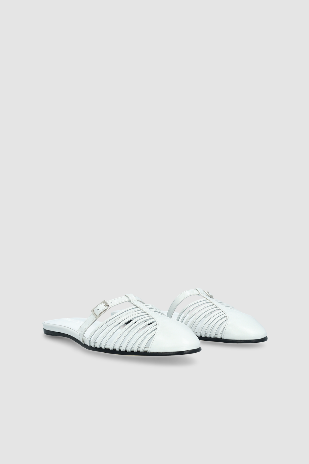 Osip Burrata Creased Calf Leather Mule