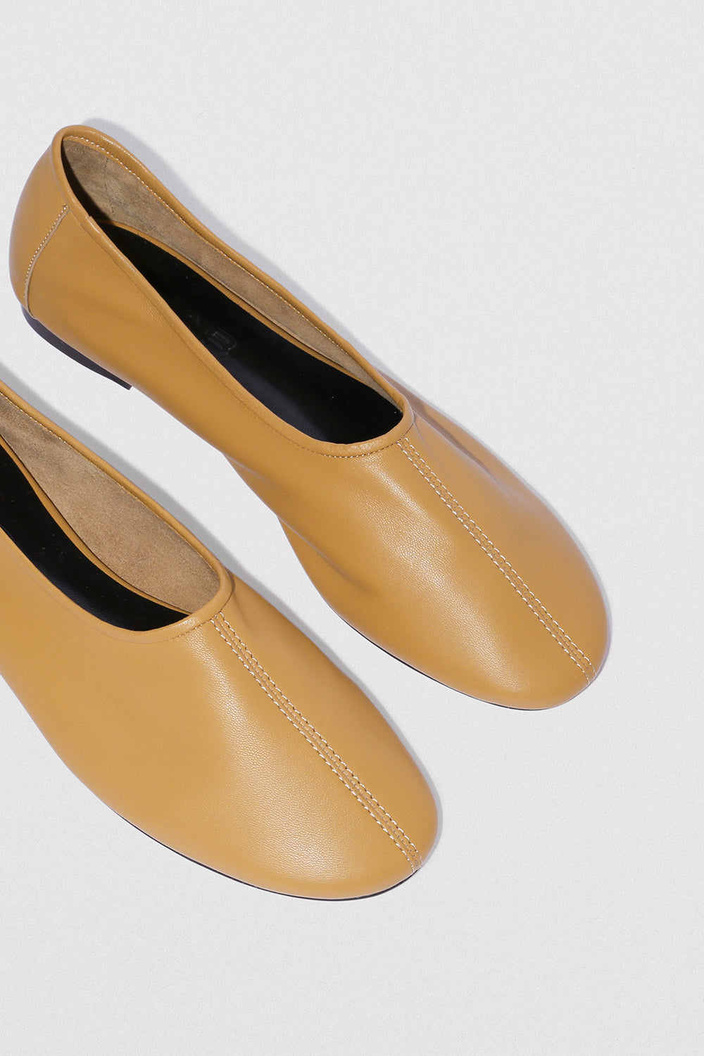 Prudence Cumin Lamb Nappa Leather Ballet Flat