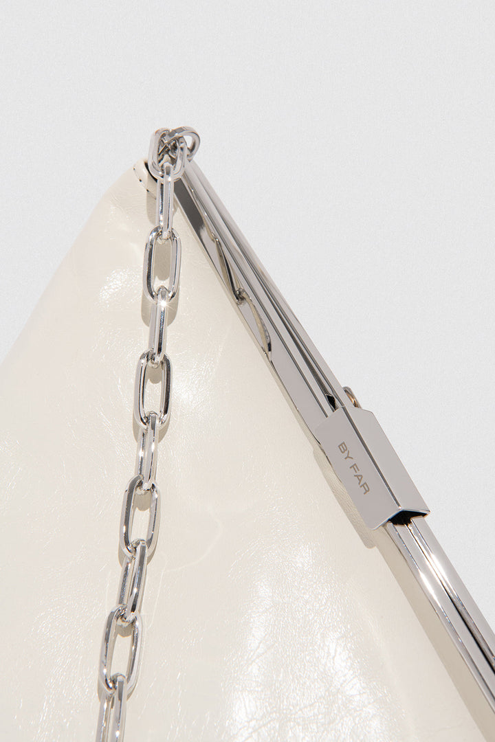 Prisma Limewash Creased Leather Top-Handle Bag
