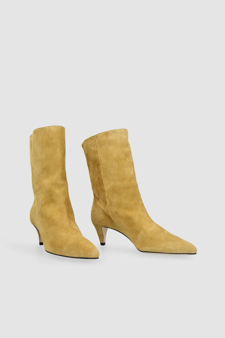 Lysander Cumin Kid Suede Leather Ankle Boot