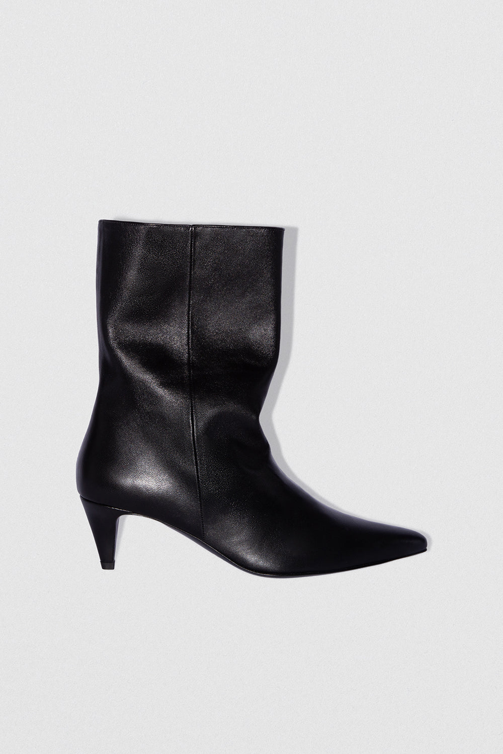 Lysander Black Lamb Nappa Leather Ankle Boot – BY FAR
