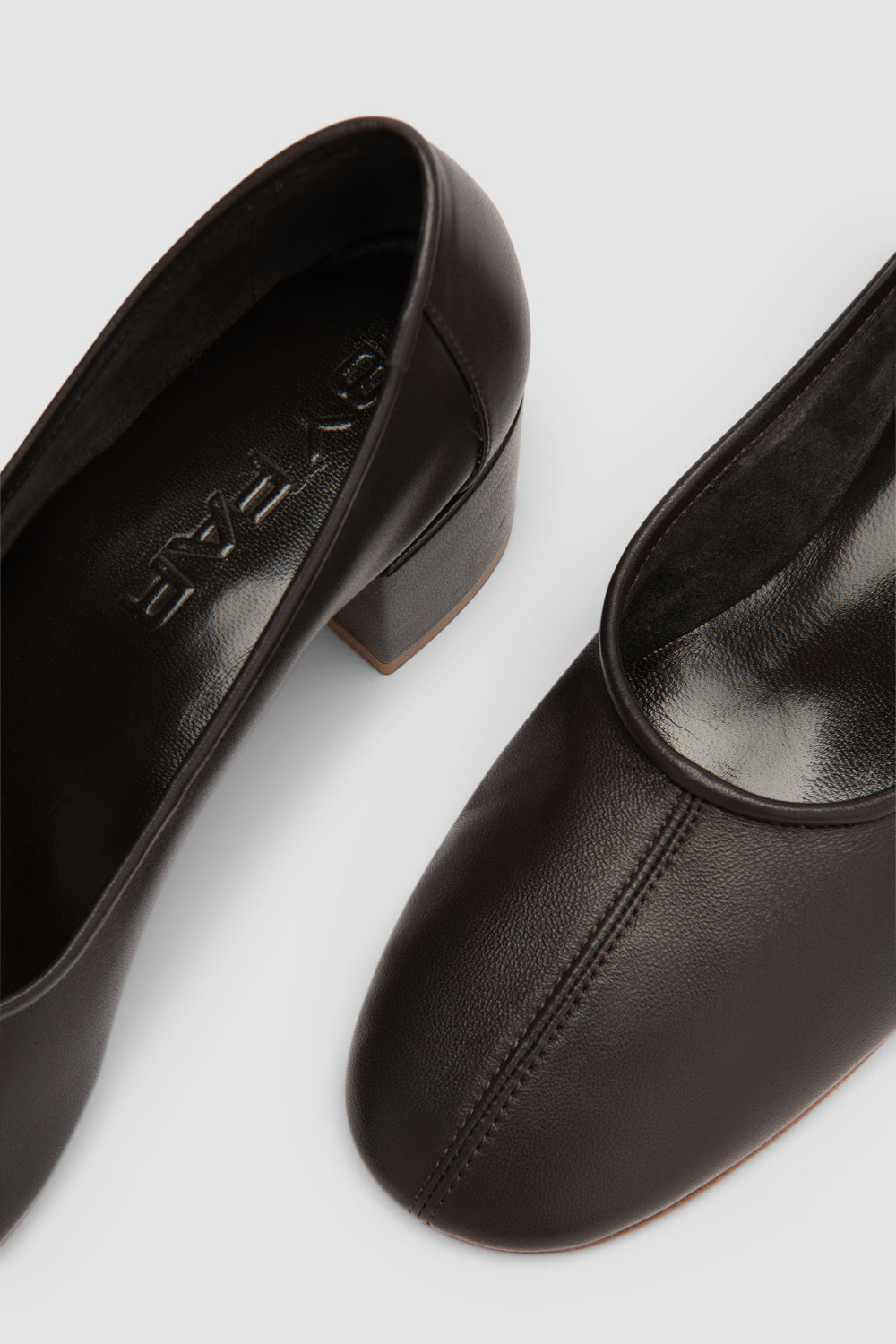 Prudence 45 Ristretto Lamb Nappa Leather Pump