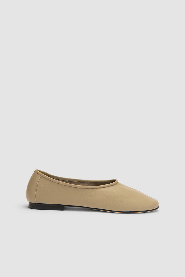 Prudence Mangrove Lamb Nappa Leather Ballet Flat
