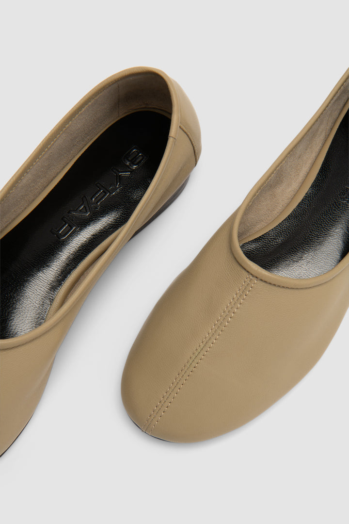 Prudence Mangrove Lamb Nappa Leather Ballet Flat