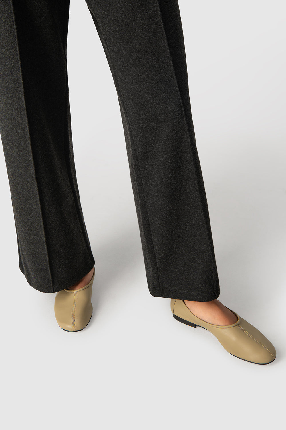 Prudence Mangrove Lamb Nappa Leather Ballet Flat