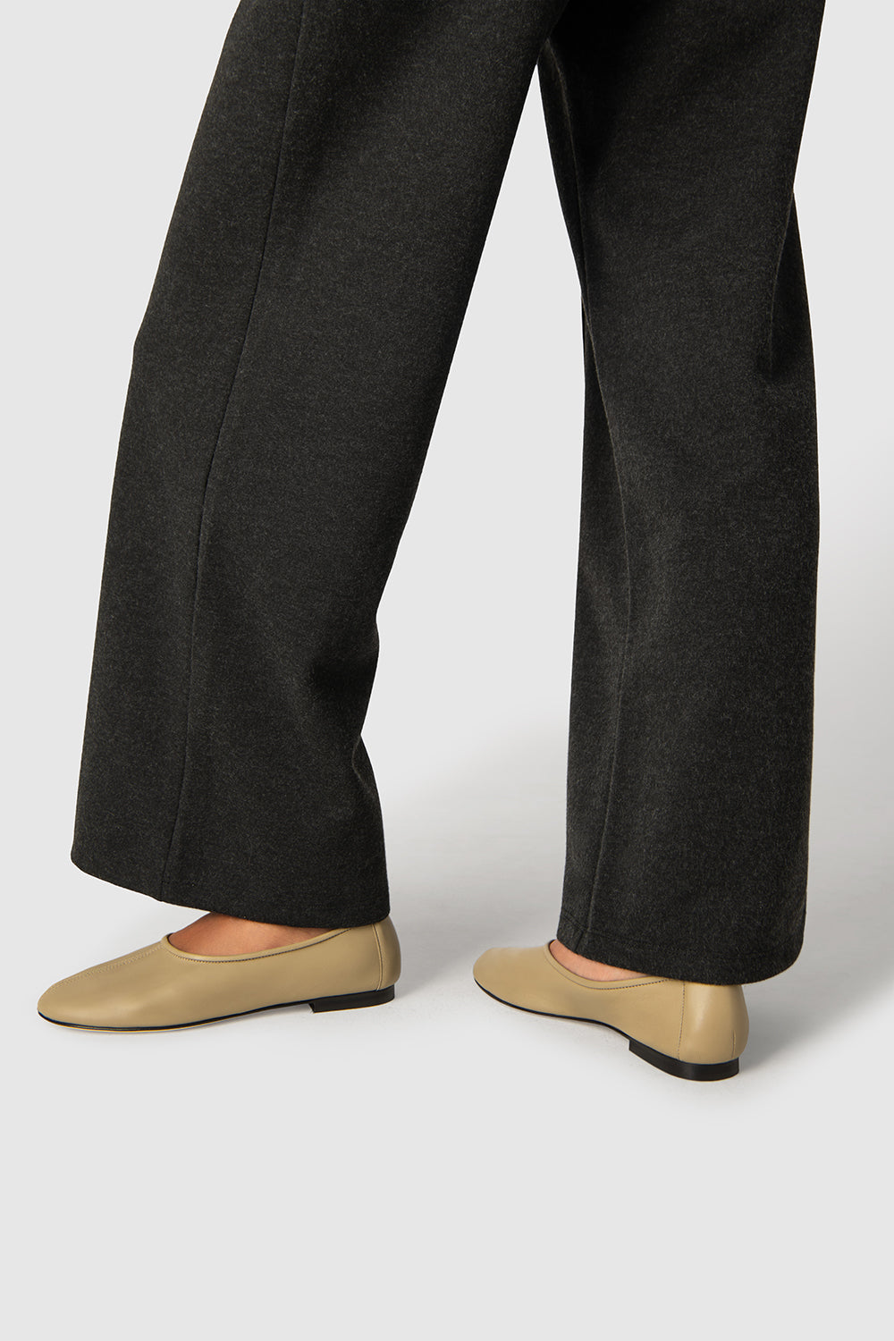 Prudence Mangrove Lamb Nappa Leather Ballet Flat