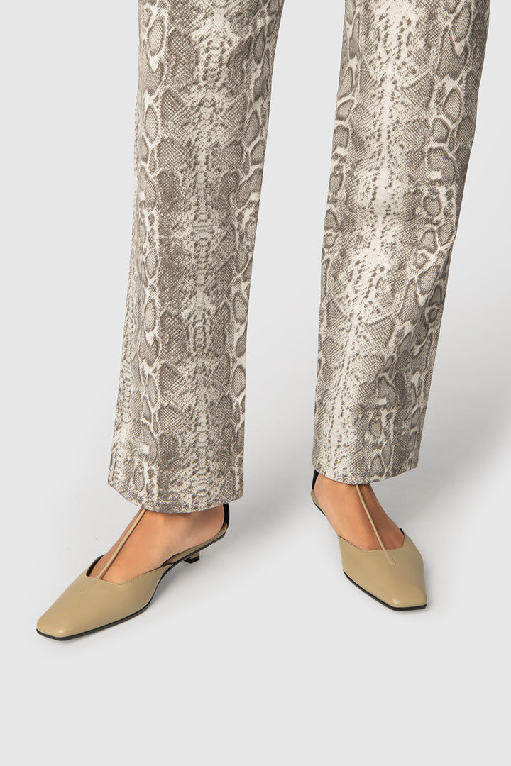 Tao Mangrove Lamb Nappa Leather Kitten Heel