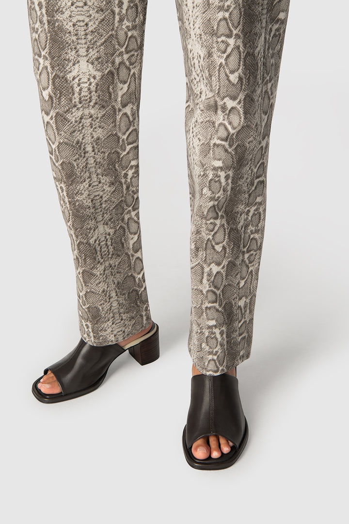 Francisco Ristretto and Limewash Leather Mule