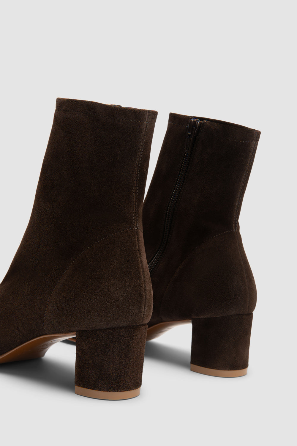 Sofia Ristretto Suede Leather Ankle Boot