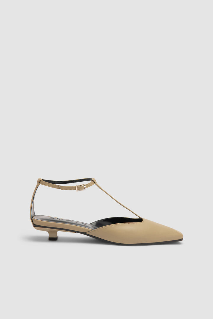 Tao Mangrove Lamb Nappa Leather Kitten Heel