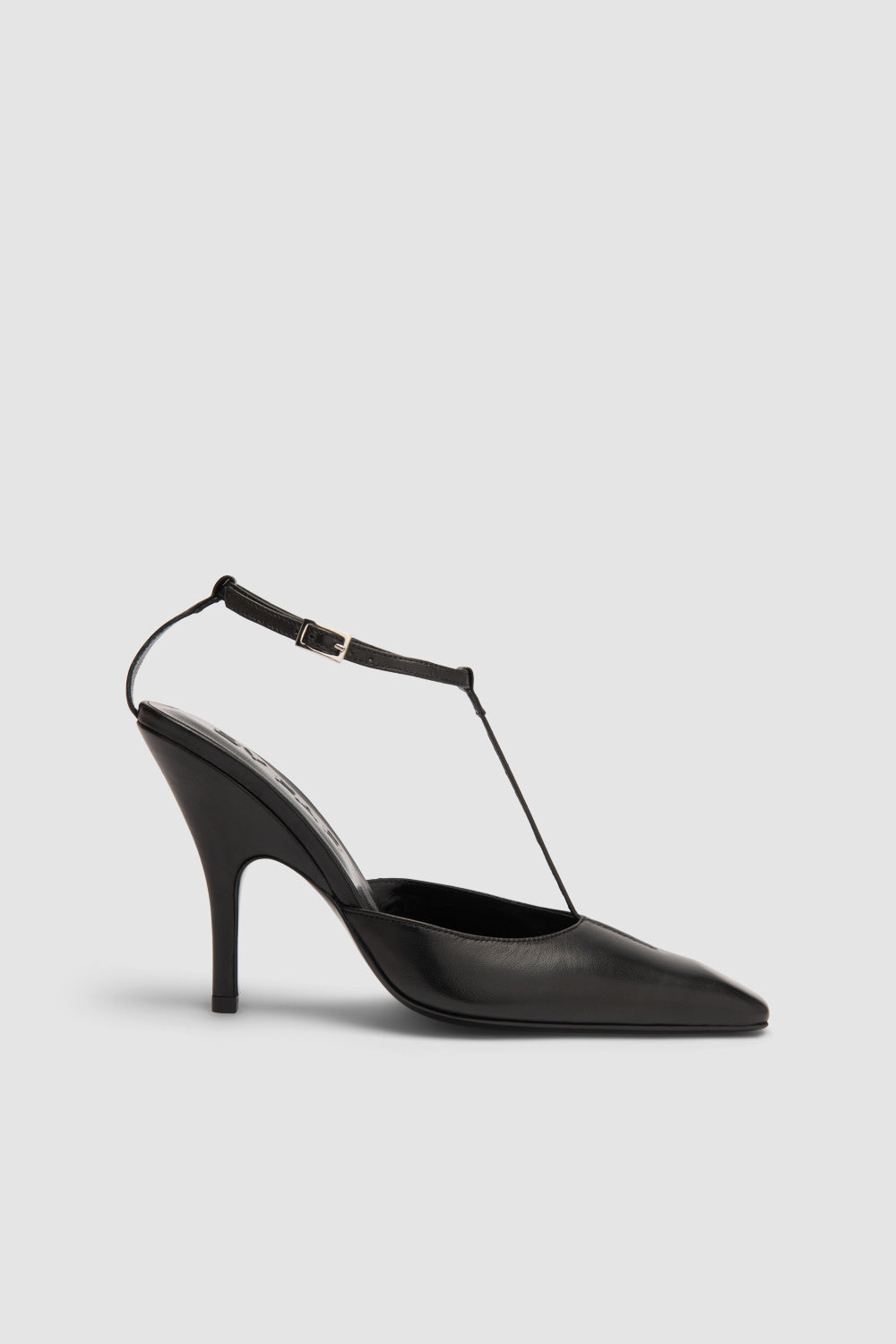 Tara Black Lamb Nappa Leather Pump