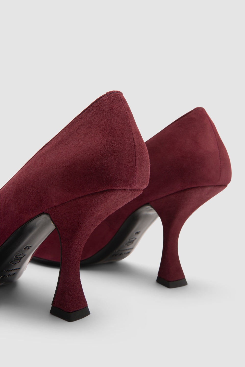 Viva Sour Cherry Suede Leather Pump