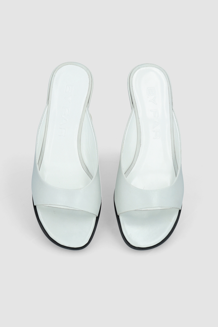 Caroo Burrata Creased Calf Leather Mule