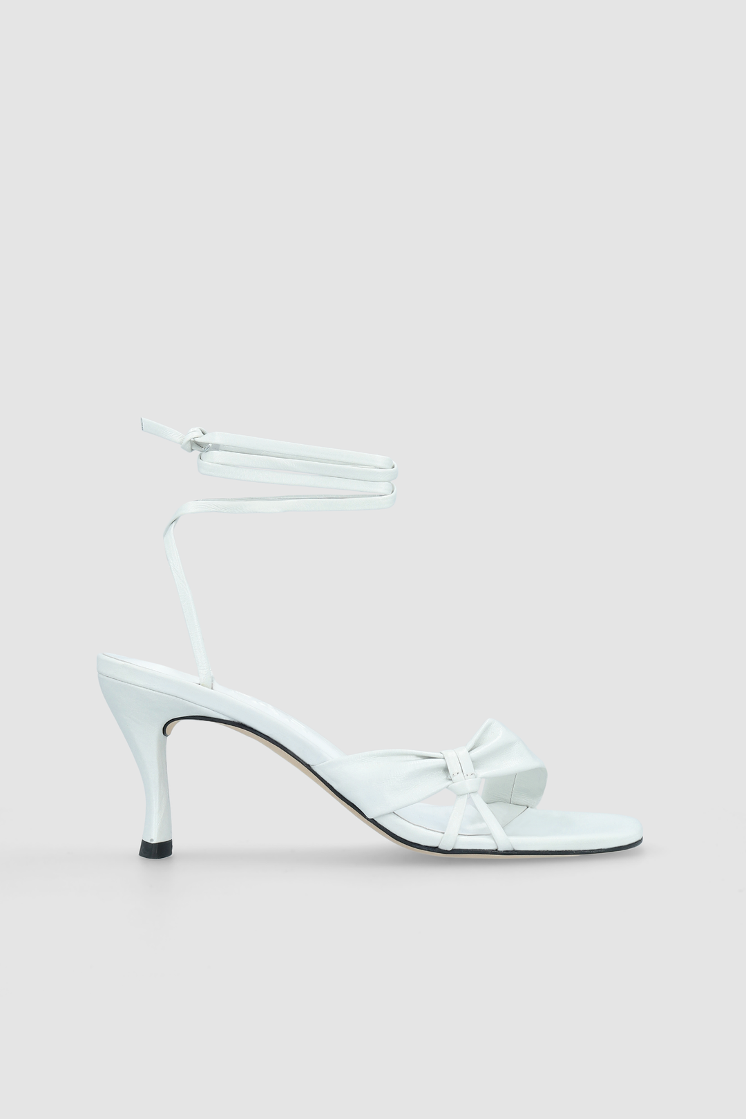 Layla Burrata Creased Calf Leather Sandal