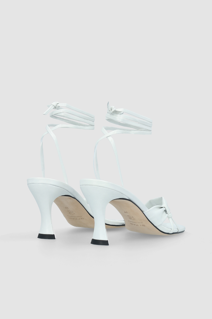 Layla Burrata Creased Calf Leather Sandal