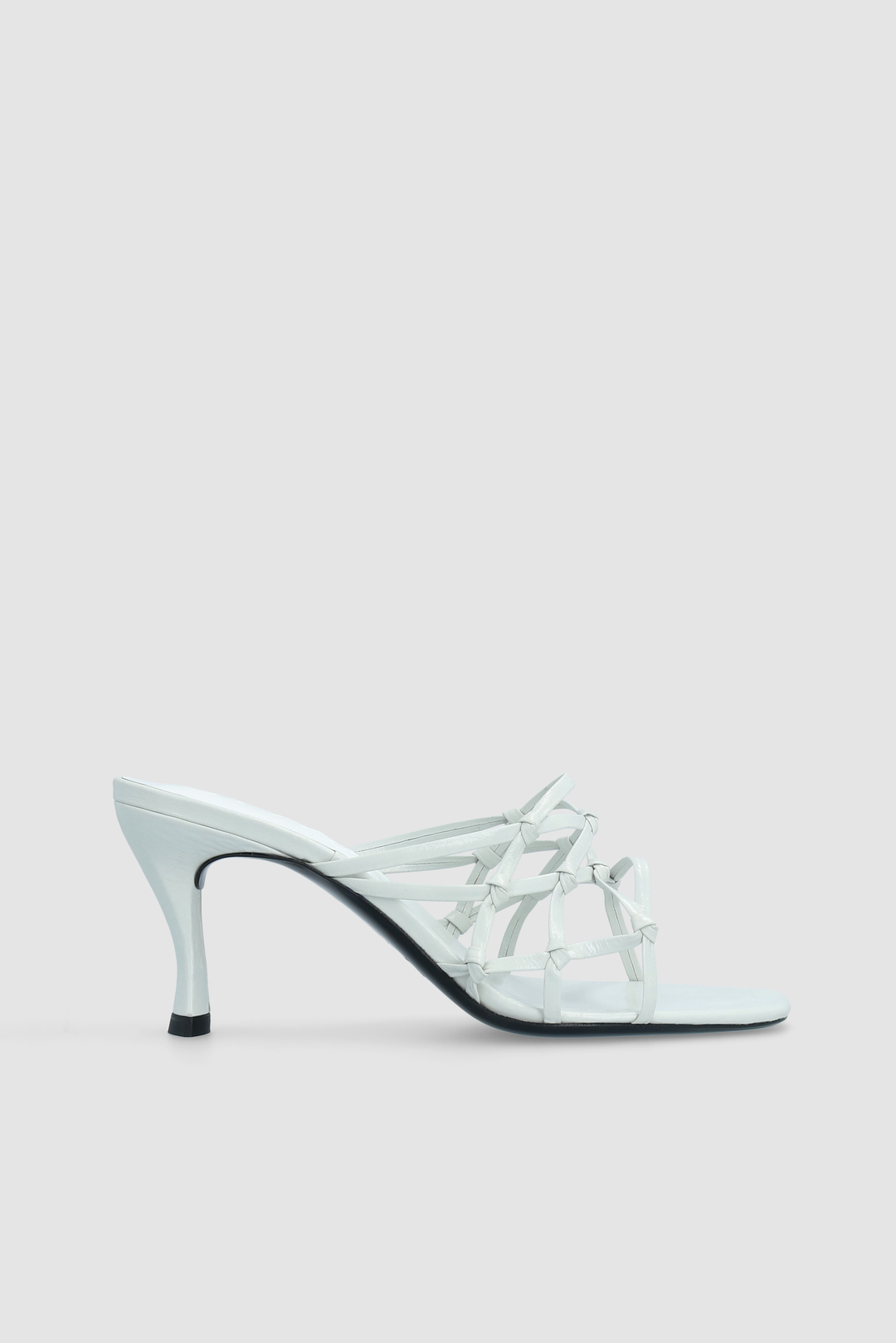 Malaya Burrata Creased Calf Leather Mule