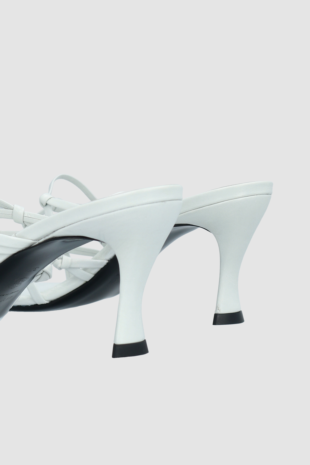 Malaya Burrata Creased Calf Leather Mule