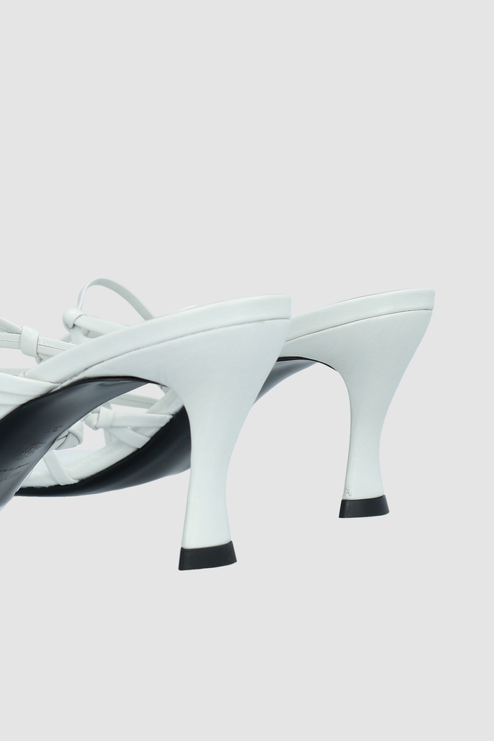 Malaya Burrata Creased Calf Leather Mule