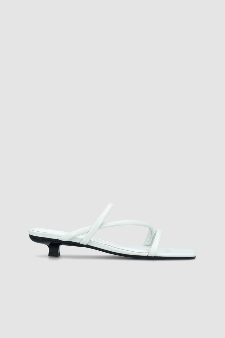 Morena Burrata Creased Calf Leather Mule