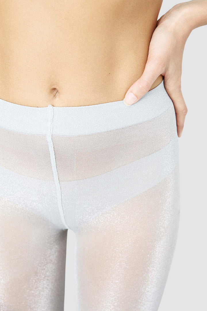 Sharon Shimmery Tights Moonlight Silver
