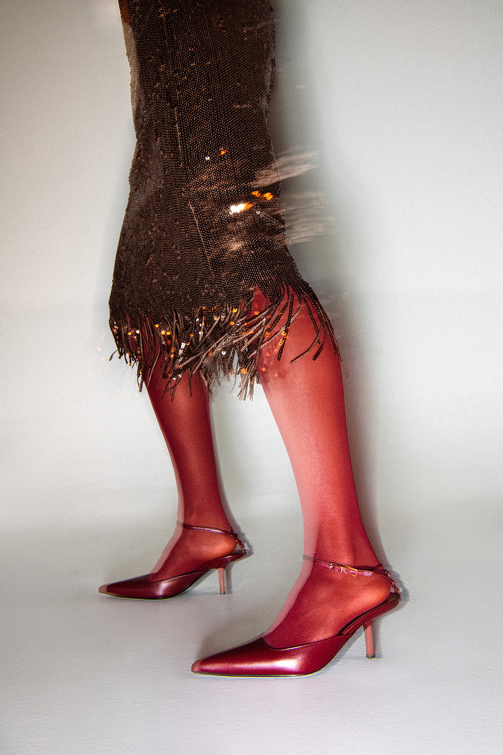 Teese Sour Cherry Nappa Leather Pump