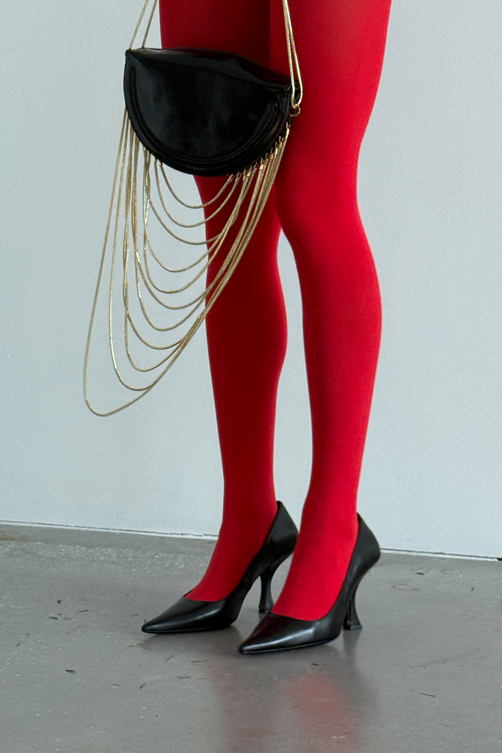 Viva Black Creased Leather Pump BY FAR Viva Black Creased Leather Pump BY FAR