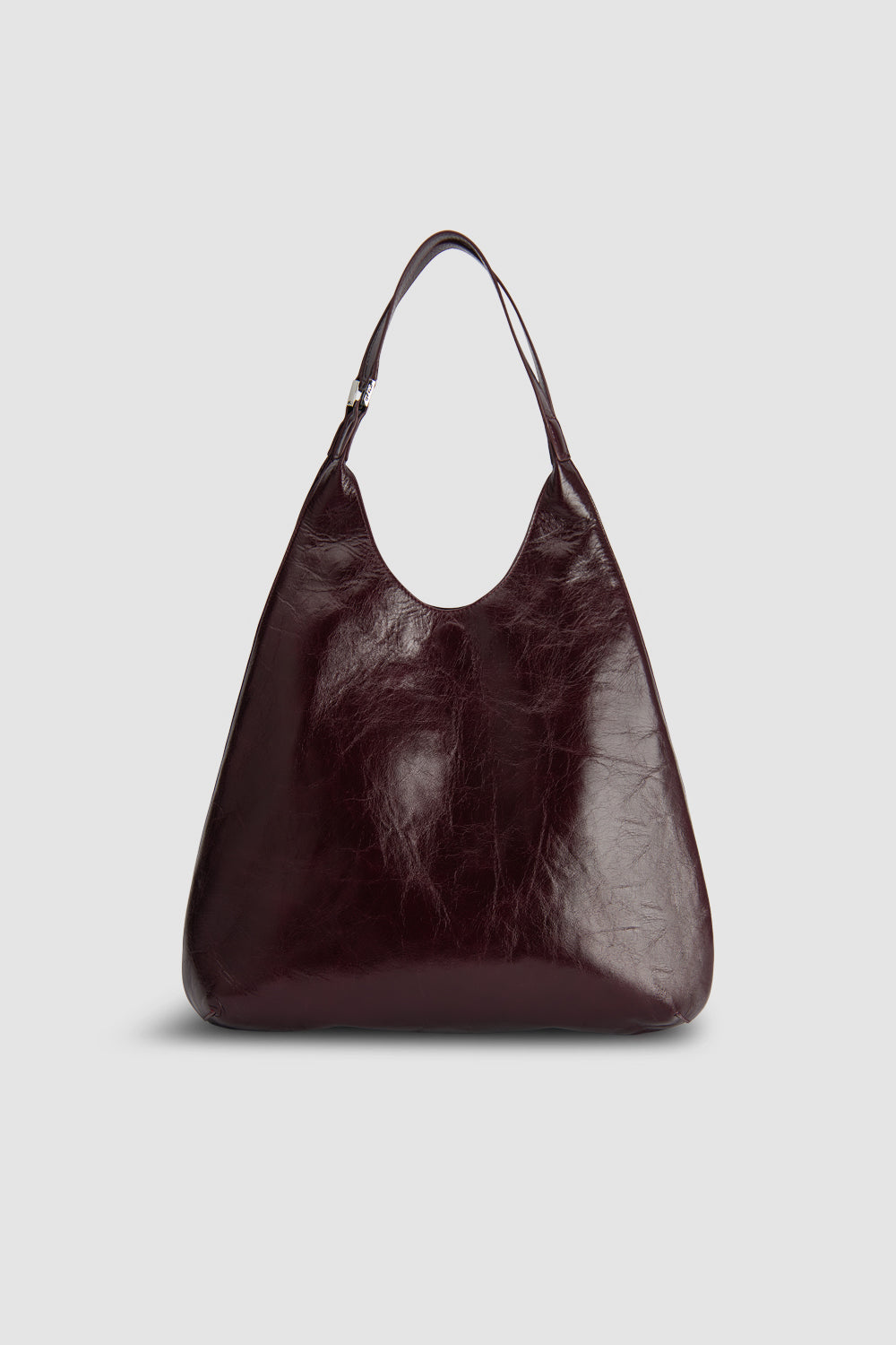 Amber Folio Grape Calf Leather Shoulder Bag