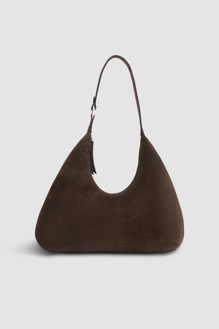 Amber Ristretto Suede Leather Shoulder Bag