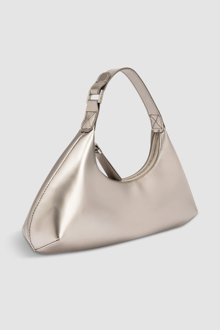 Amberette Metallic Top-Handle Bag