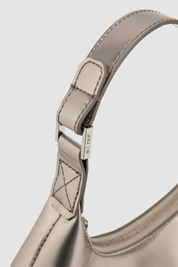 Amberette Metallic Top-Handle Bag
