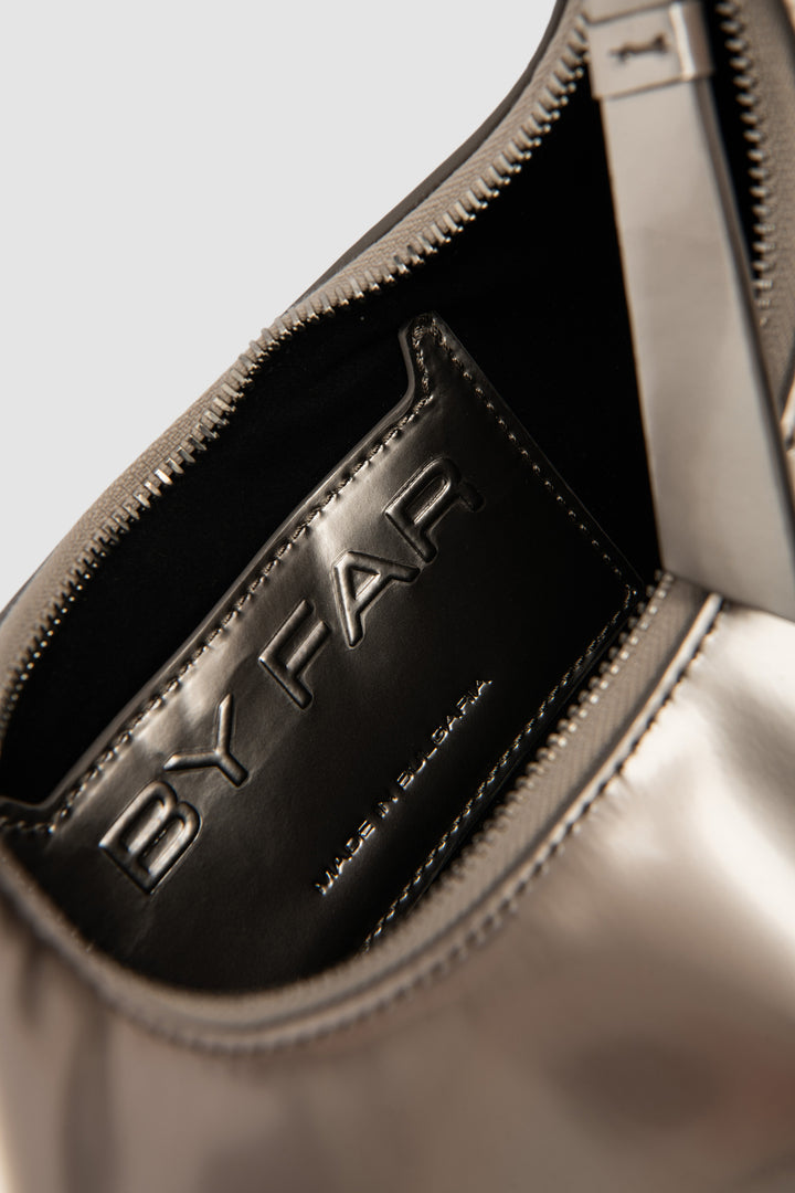 Amberette Metallic Top-Handle Bag