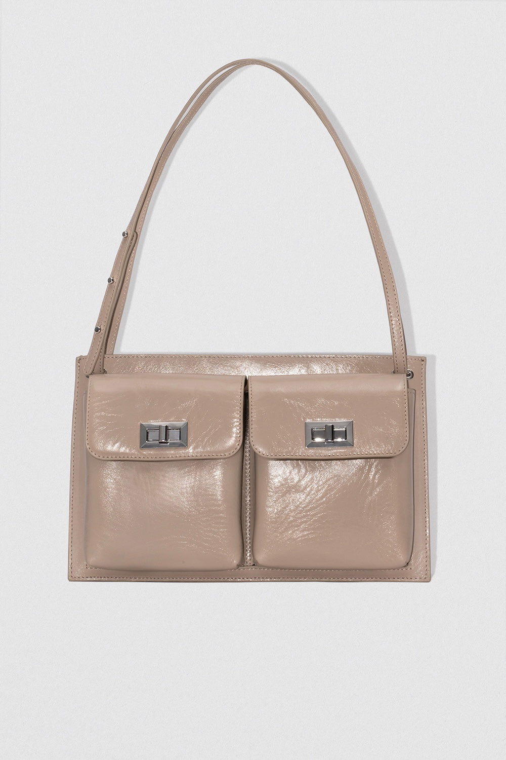 Billy Tote Dryland Creased Calf Leather Shoulder Bag